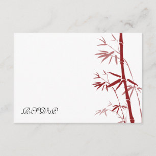Red Bamboo RSVP-kaarten RSVP Kaartje