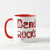 Red Band Rocks in het rood Mok (Links)