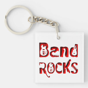 Red Band Rocks in het rood Sleutelhanger