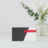Red band visitekaartje (Staand voorkant)