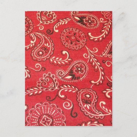 Red Bandana Briefkaart (Voorkant)