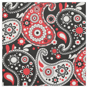 Red Bandana Country Western Boerderij Paisley Stof