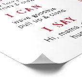 Red Bandana eerste Rodeo Milestone Poster - Cowboy (Hoek)