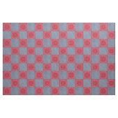 Red Bandana en Denim Print Stof (Fat Quarter)