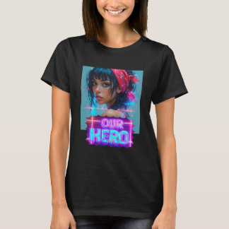 Red Bandana Girl Our Hero Music Concert T-shirt