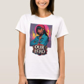 Red Bandana Girl Our Hero Music Concert T-shirt (Voorkant)