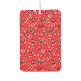 Red Bandana Heart Car Gift Fun Air Freshener Luchtverfrisser