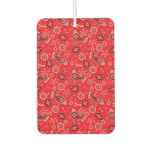 Red Bandana Heart Car Gift Fun Air Freshener Luchtverfrisser
