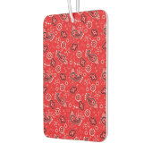 Red Bandana Heart Car Gift Fun Air Freshener Luchtverfrisser (Links)