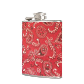 Red Bandana Heupfles (Links)