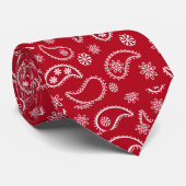 Red Bandana Novelty Stropdas (Opgerold)