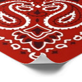 Red Bandana Poster (Hoek)