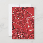 Red Bandana RSVP (Achterkant)