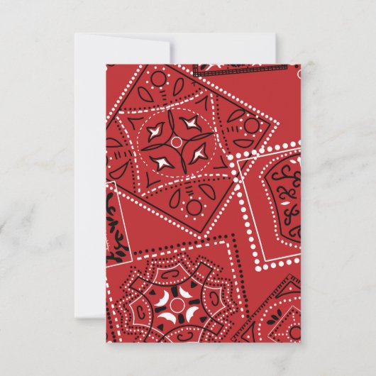 Red Bandana RSVP (Achterkant)