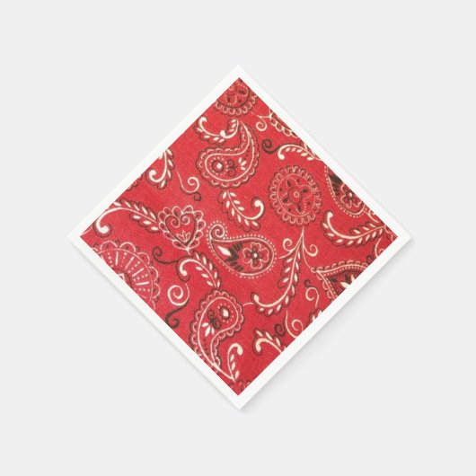 Red Bandana Servet (Hoek)