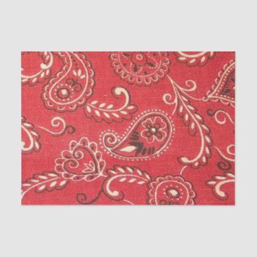 Red Bandana Tissuepapier (Voorkant)
