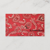 Red Bandana Visitekaartje (Voorkant)
