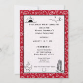 Red Bandana Westerne Cowboy Birthday Kaart (Voorkant)