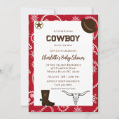 Red Bandana Westerne Cowboy Birthday Kaart (Voorkant)
