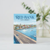 Red Bank New Jersey Briefkaart (Staand voorkant)