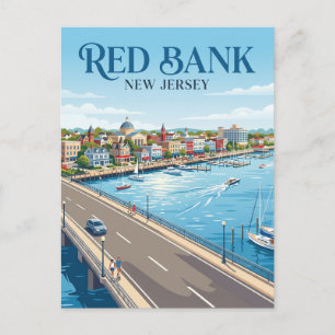 Red Bank New Jersey Briefkaart