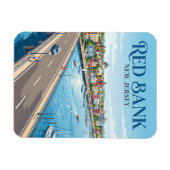 Red Bank New Jersey Magneet (Horizontaal)