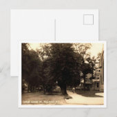 Red Bank NJ, Upper Broad St Vintage Briefkaart (Voorkant / Achterkant)