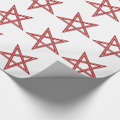 Red Baphomet Cadeaupapier (Hoek)