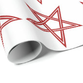 Red Baphomet Cadeaupapier (Rol Hoek)