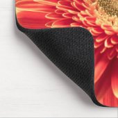 Red Barberton Gerbera Daisy Flower Muismat (Hoek)