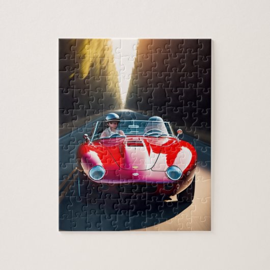Red Barchetta Legpuzzel (Verticaal)