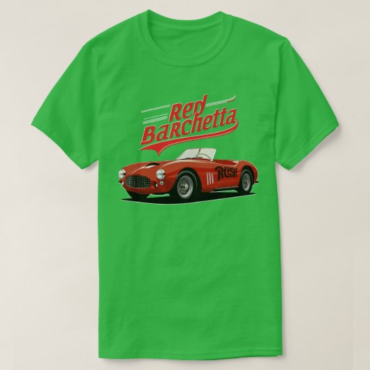 Red Barchetta Rush T-shirt (Design voorkant)