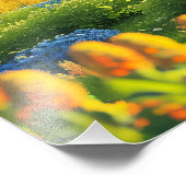 Red Barn and Rolling Hills Foto Afdruk (Hoek)