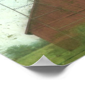 Red Barn Art Poster (Hoek)