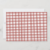 Red Barn Boerderij Animal Verjaardagsfeestuitnodig Kaart (Achterkant)