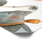 Red Barn Boerderij Foliage 18x26 Birthday Welcome  Poster (Hoek)