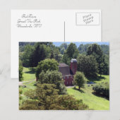 Red Barn Briefkaart (Voorkant / Achterkant)