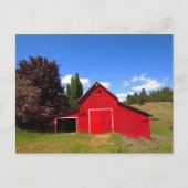Red Barn Briefkaart (Voorkant)