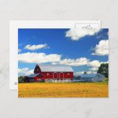 Red Barn Briefkaart (Voorkant / Achterkant)