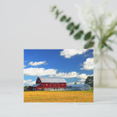 Red Barn Briefkaart (Staand voorkant)