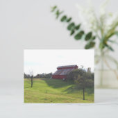 Red Barn Briefkaart (Staand voorkant)