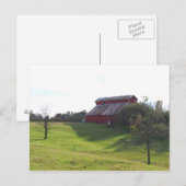 Red Barn Briefkaart (Voorkant / Achterkant)