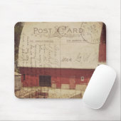 Red Barn Briefkaart Digital Art Muismat (Met muis)