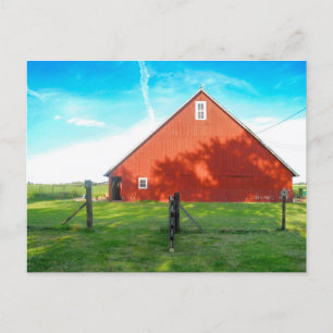 RED BARN-BRIEFKAARTEN FEESTDAGENKAART