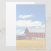Red Barn Briefpapier (Voorkant / Achterkant)