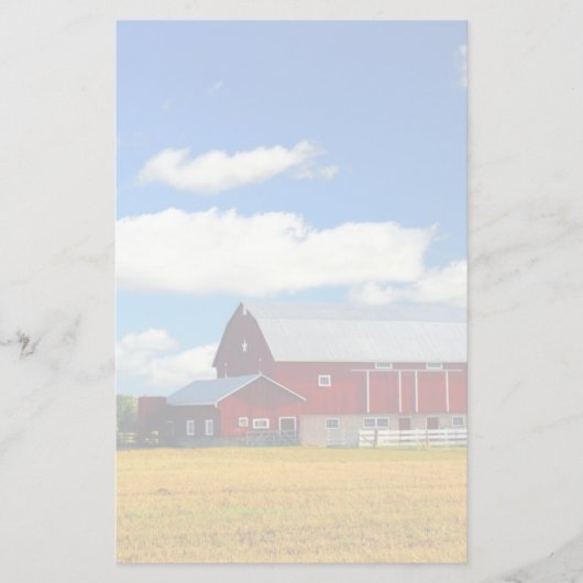 Red Barn Briefpapier (Voorkant)