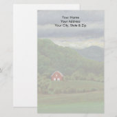 Red Barn Briefpapier (Voorkant / Achterkant)