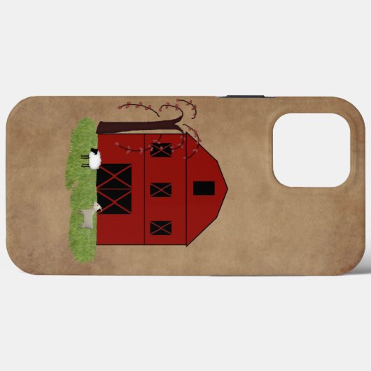 Red Barn Case-Mate iPhone Case (Achterkant (horizontaal))
