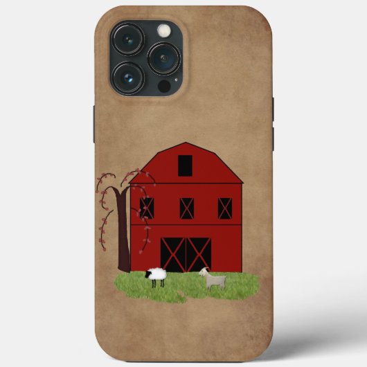 Red Barn Case-Mate iPhone Case (Achterkant)