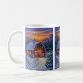 Red Barn Coffee Mok (Links)